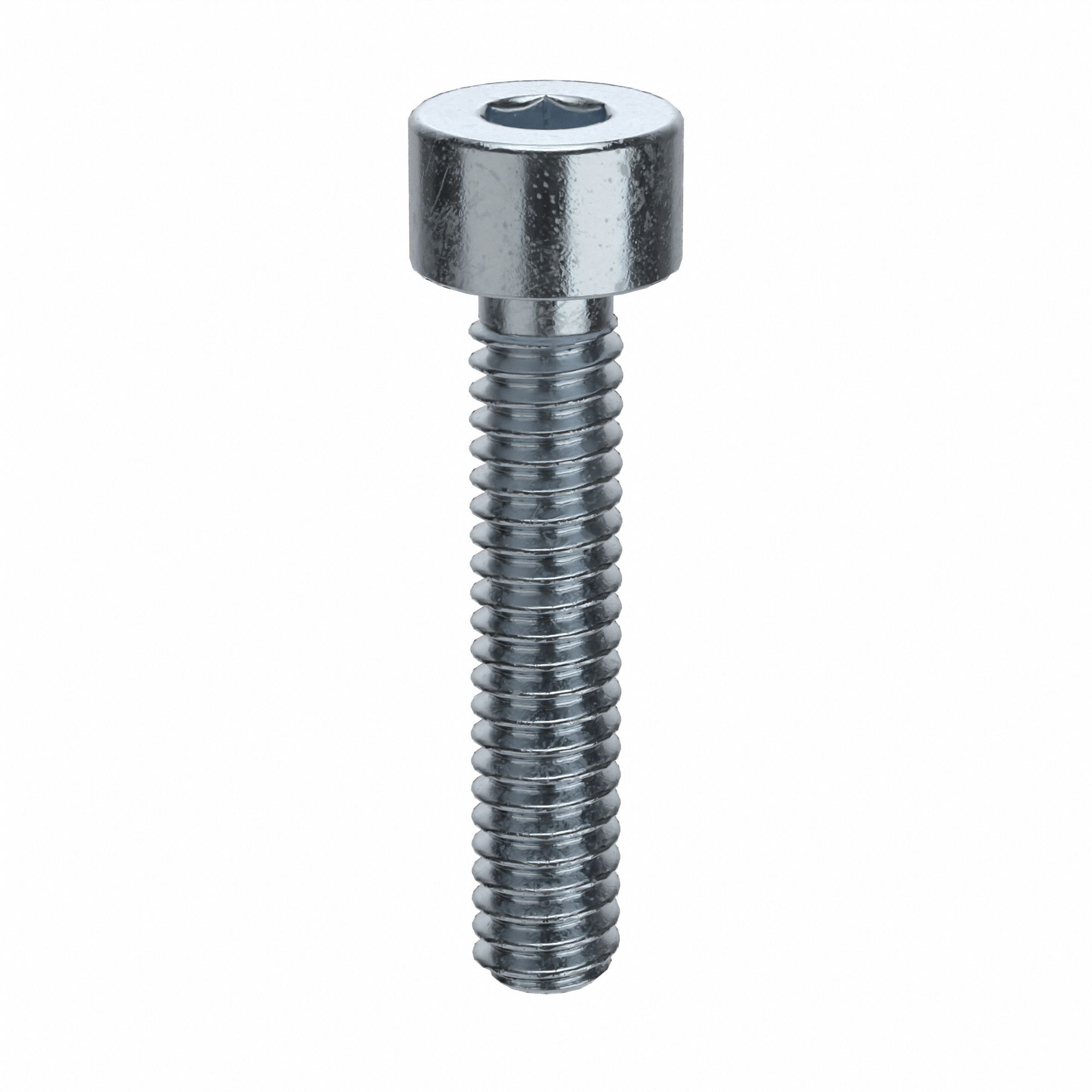 Socket Head Cap Screw: #5-40 Thread Size, 5/8 in Lg, Std, Zinc Plated, Alloy Steel, 100 PK