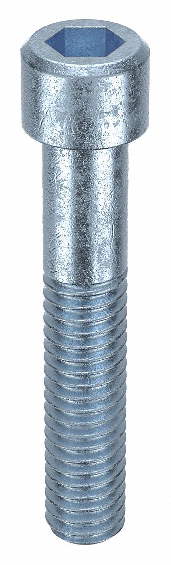 Socket Head Cap Screw: 5/16"-18 Thread Size, 1 3/4 in Lg, Std, Zinc Plated, Alloy Steel, 50 PK
