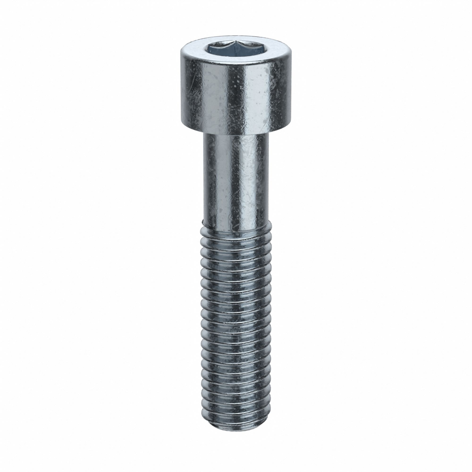 Socket Head Cap Screw: 1/2"-13 Thread Size, 2 1/4 in Lg, Std, Zinc Plated, Alloy Steel, 10 PK