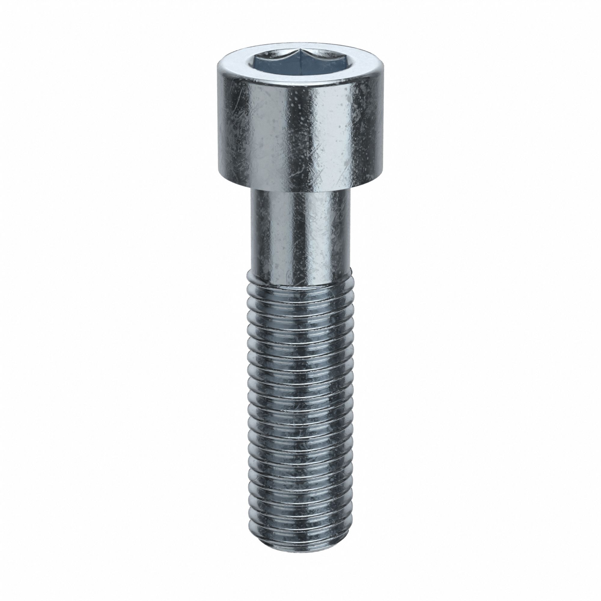 Socket Head Cap Screw: 3/4"-10 Thread Size, 2 3/4 in Lg, Std, Zinc Plated, Alloy Steel, 5 PK