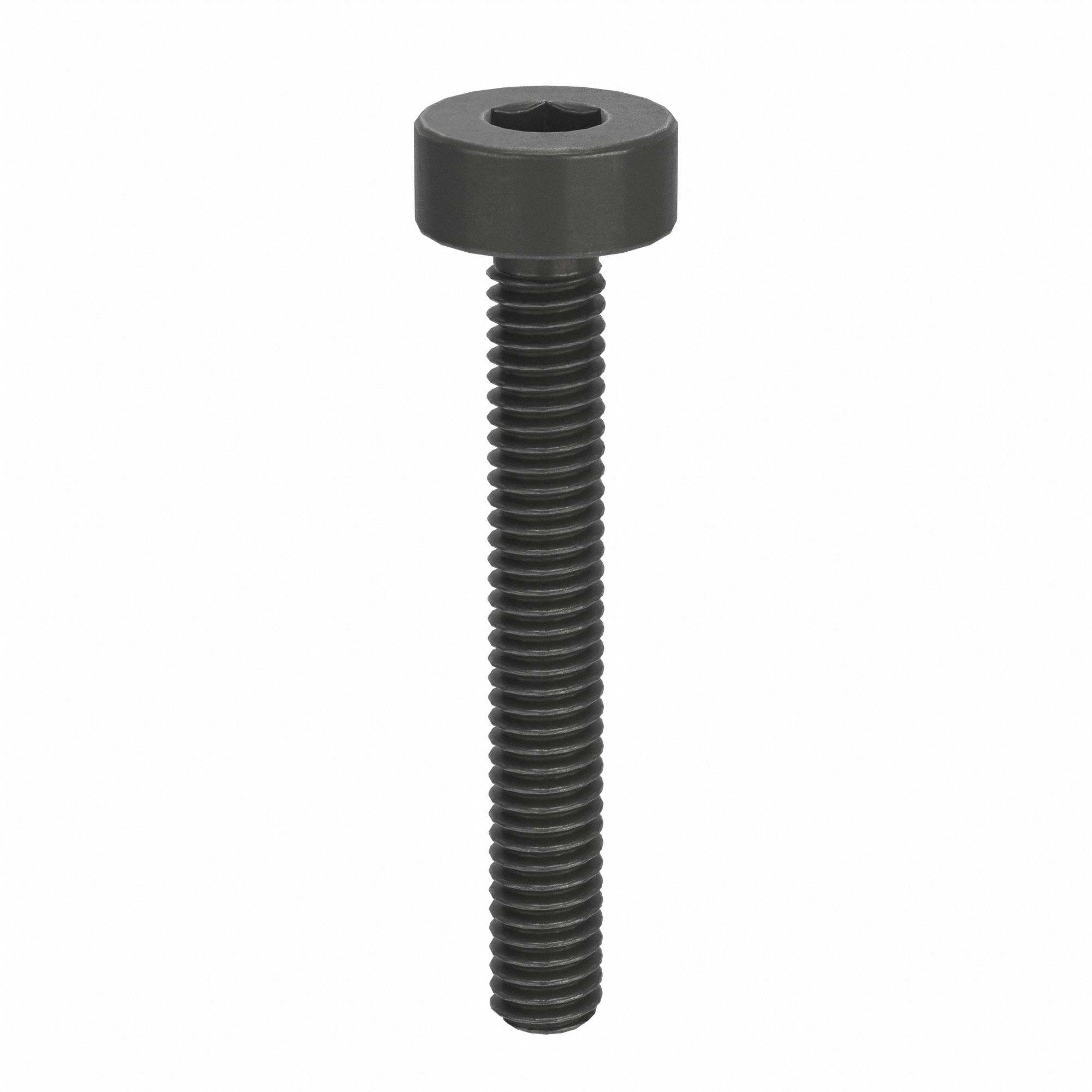 SOCKET HEAD CAP SCREW, #2-64 THREAD SIZE, ⅝ IN L, STANDARD, BLACK OXIDE, STEEL, UNF, 100 PK