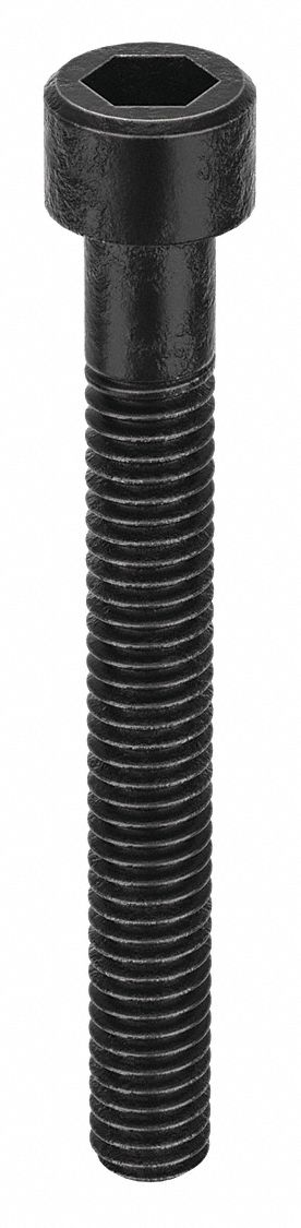 SOCKET HEAD CAP SCREW, #2-64 THREAD SIZE, ¾ IN L, STANDARD, BLACK OXIDE, STEEL, UNF, 100 PK