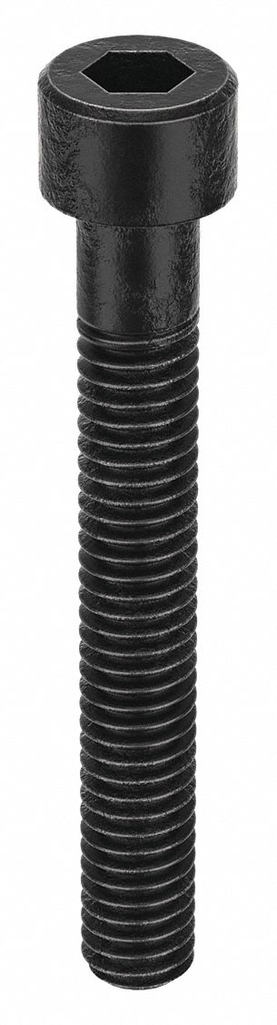 SOCKET HEAD CAP SCREW, #3-56 THREAD SIZE, ¾ IN L, STANDARD, BLACK OXIDE, STEEL, UNF, 100 PK