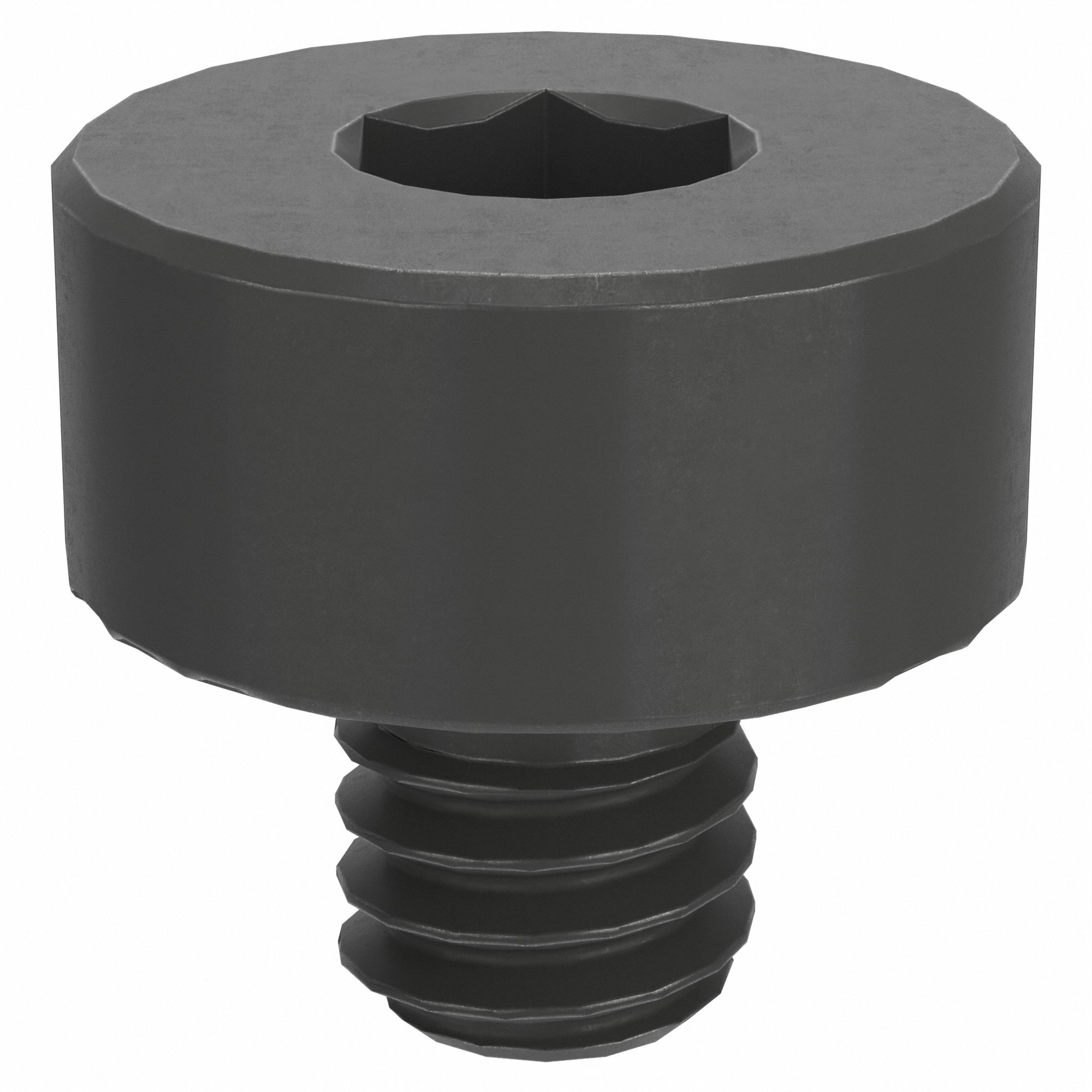 SOCKET HEAD CAP SCREW, #4-48 THREAD SIZE, ⅛ IN L, STANDARD, BLACK OXIDE, STEEL, UNF, 100 PK