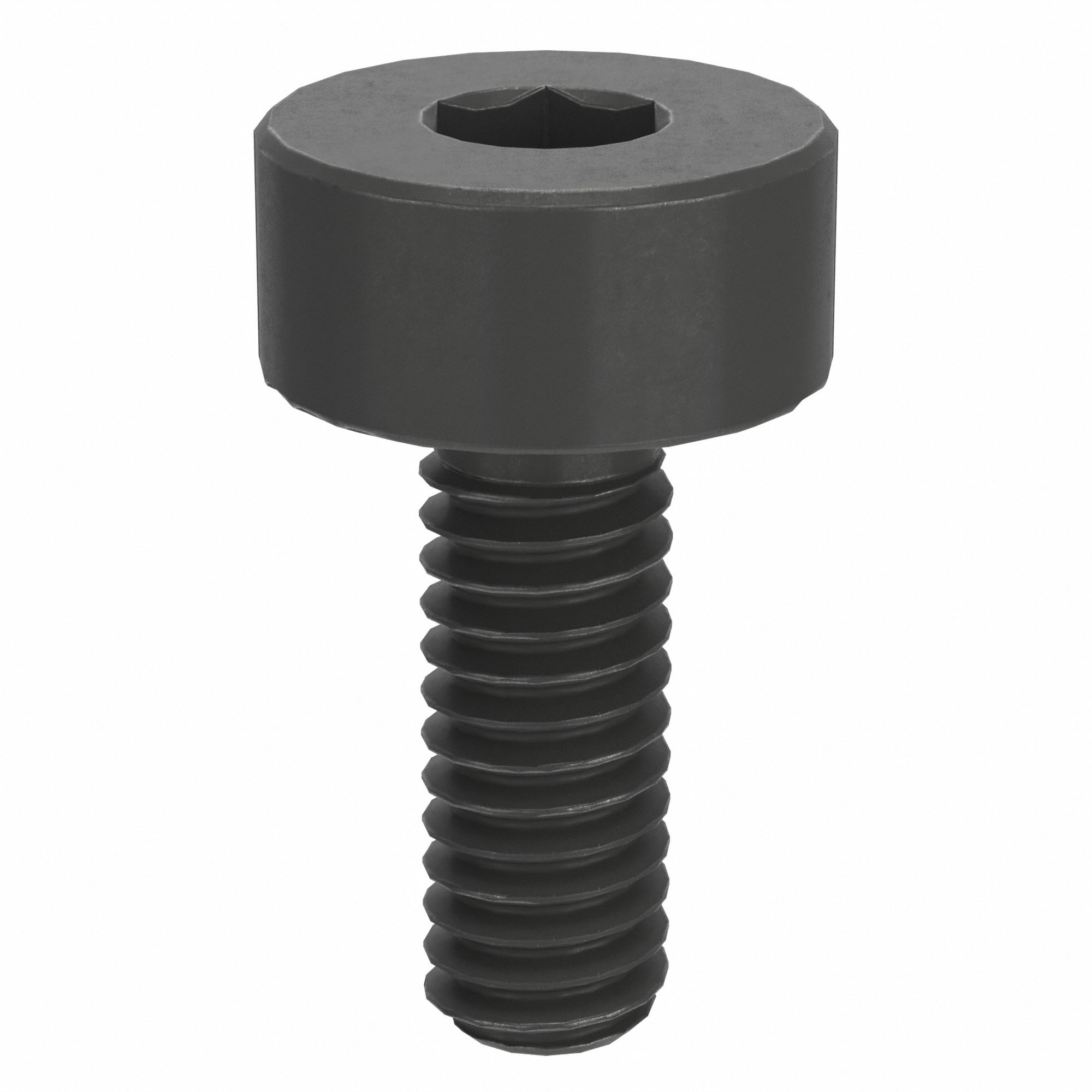 Socket Head Cap Screw: #4-48 Thread Size, 5/16 in Lg, Std, Black Oxide, Alloy Steel, 100 PK
