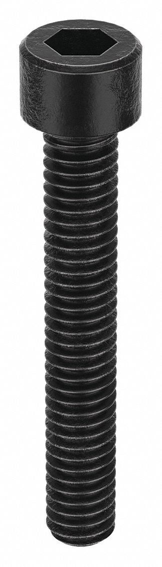 Socket Head Cap Screw: #4-48 Thread Size, 3/4 in Lg, Std, Black Oxide, Alloy Steel, 100 PK