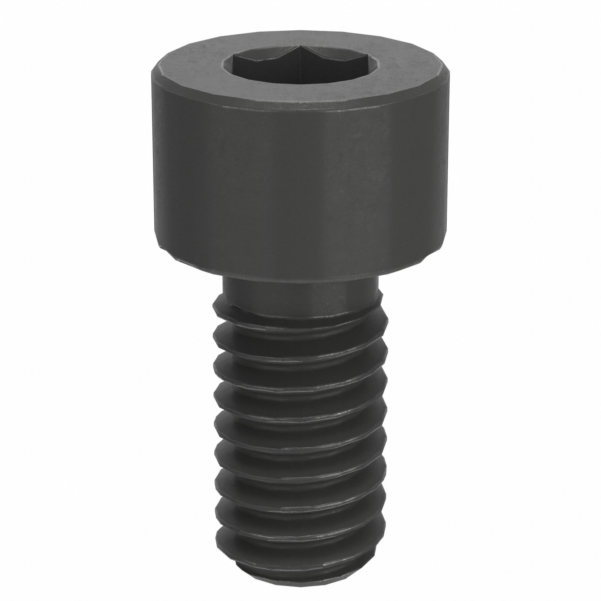 Socket Head Cap Screw: #5-44 Thread Size, 1/4 in Lg, Std, Black Oxide, Alloy Steel, 100 PK