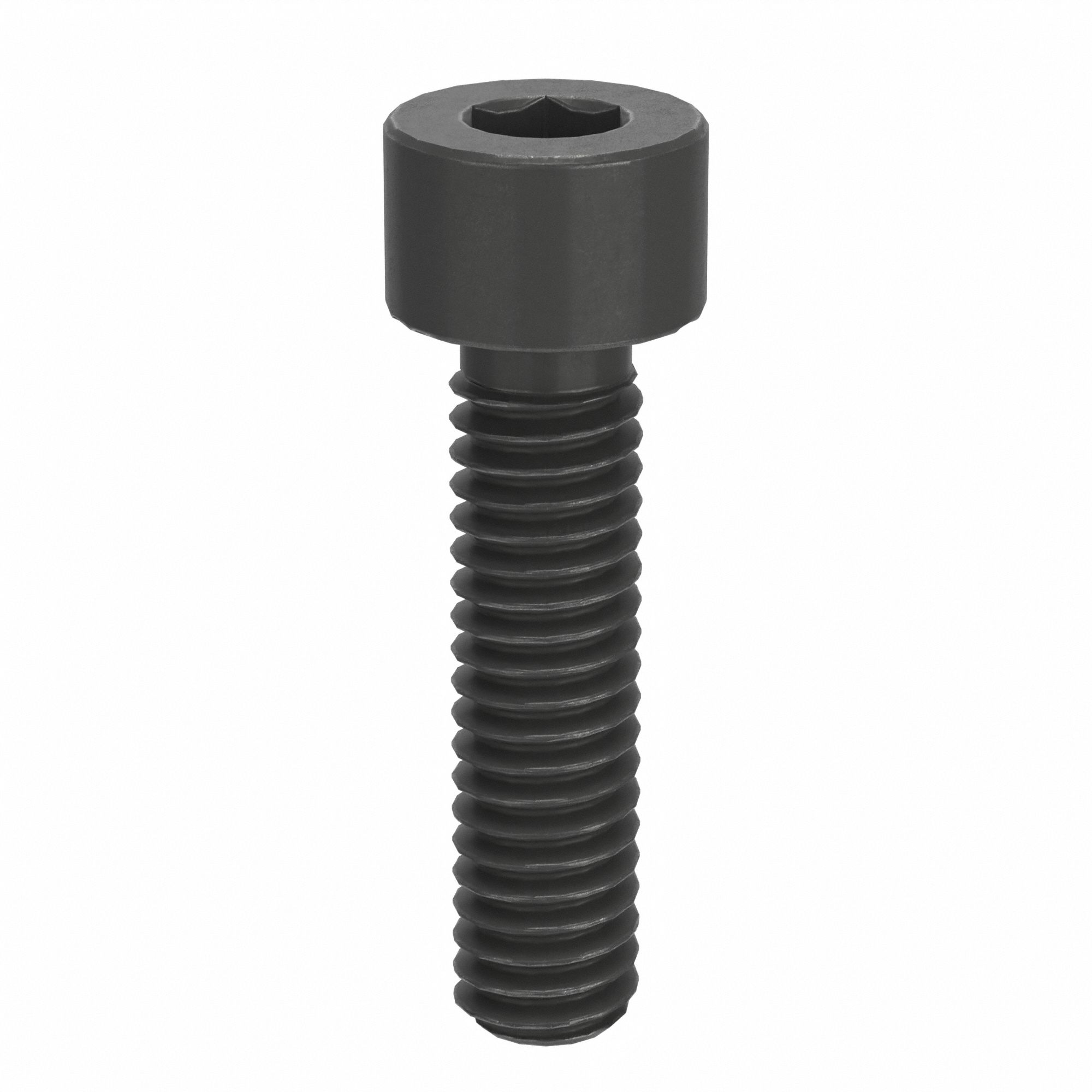 Socket Head Cap Screw: #5-44 Thread Size, 1/2 in Lg, Std, Black Oxide, Alloy Steel, 100 PK