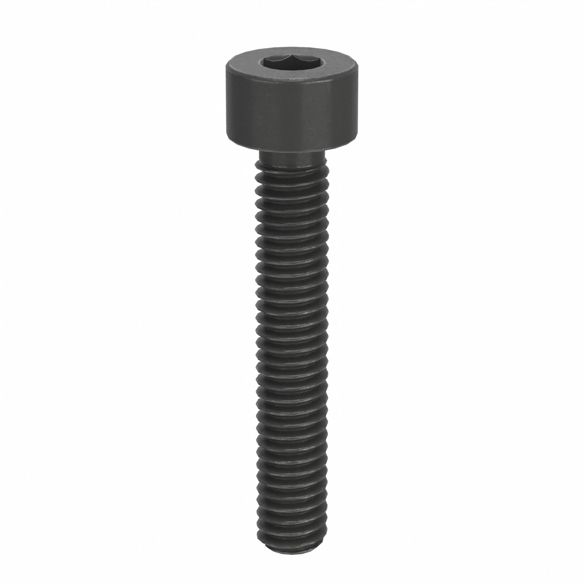 Socket Head Cap Screw: #5-44 Thread Size, 3/4 in Lg, Std, Black Oxide, Alloy Steel, 100 PK