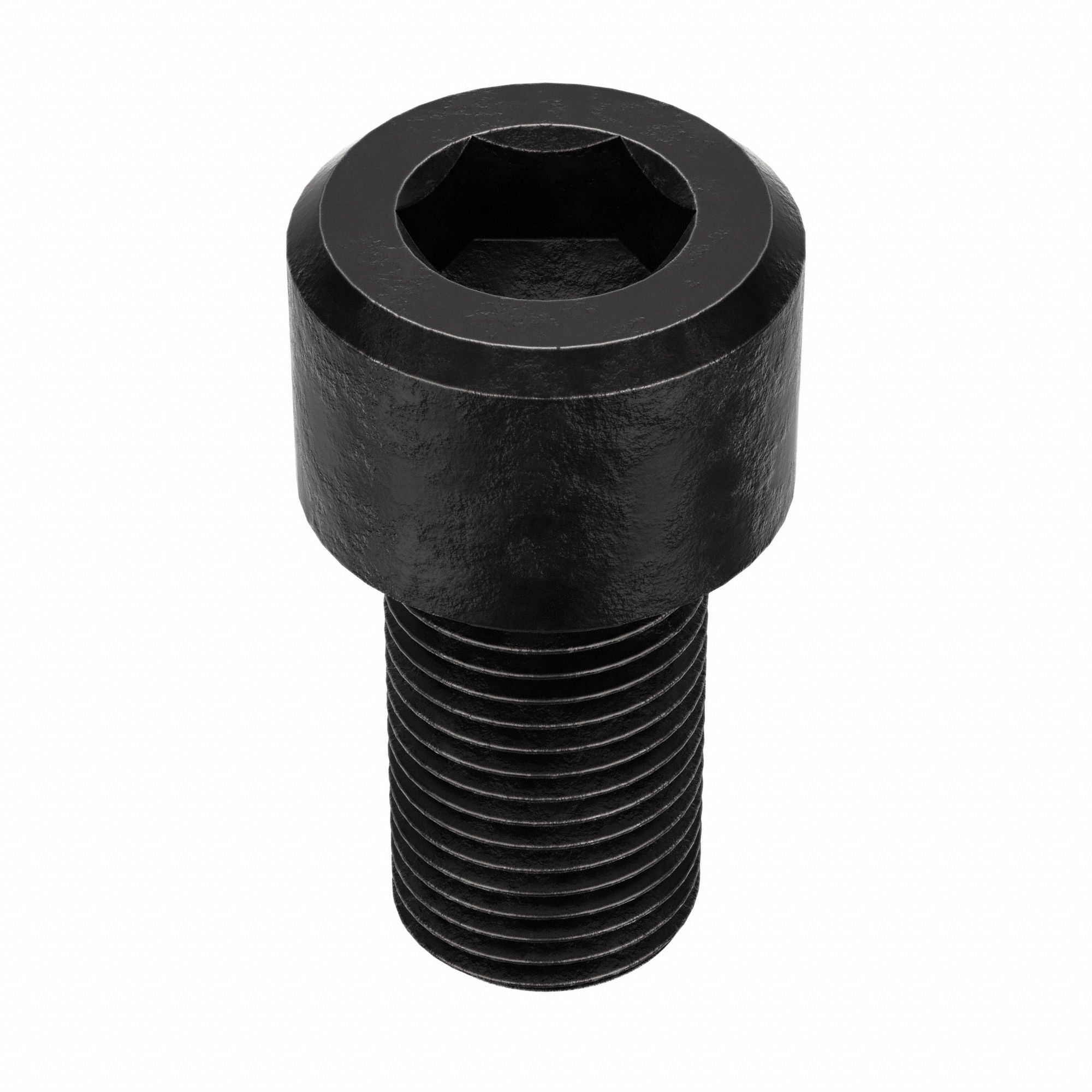 Socket Head Cap Screw: 1/2"-20 Thread Size, 7/8 in Lg, Std, Black Oxide, Alloy Steel, 10 PK