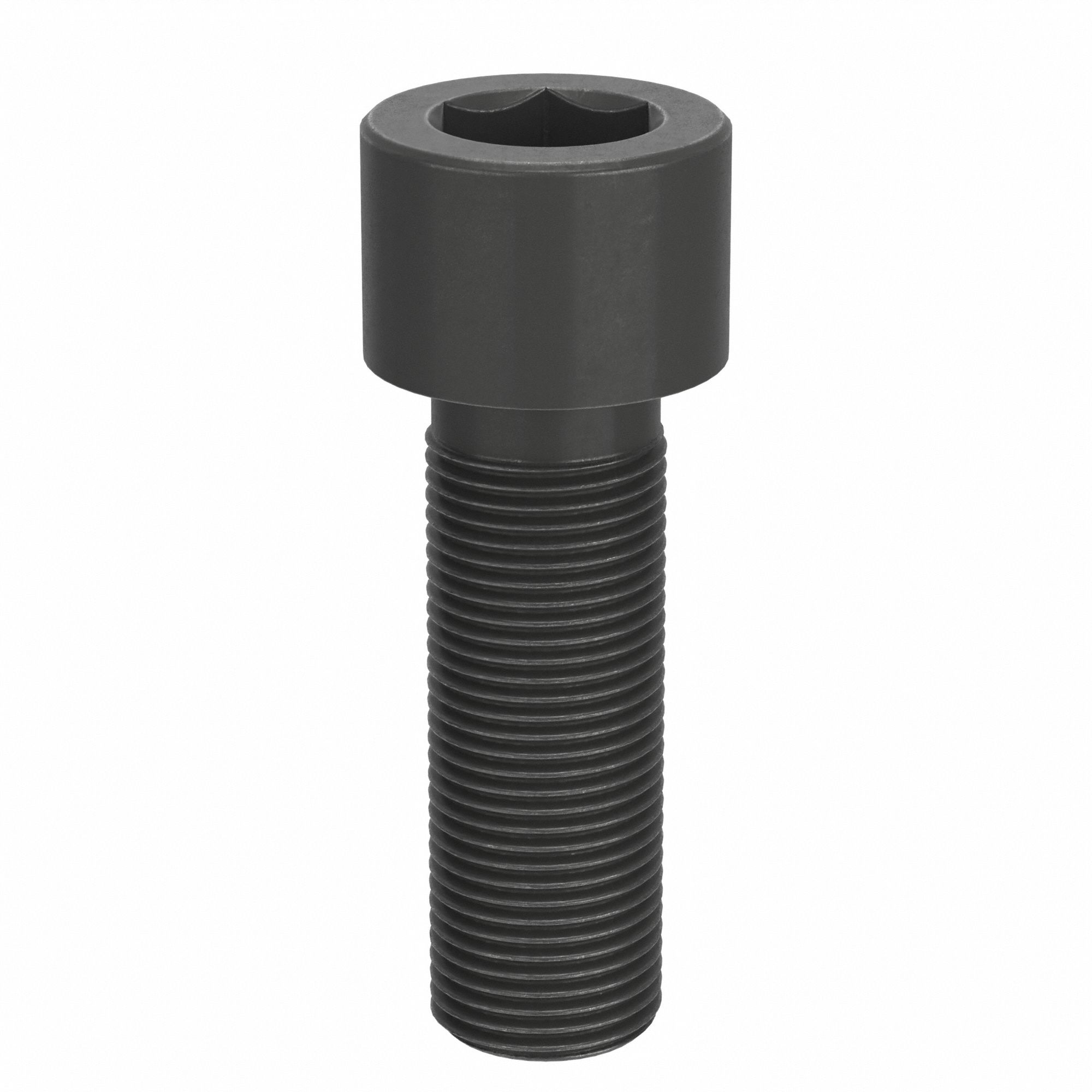 Socket Head Cap Screw: 3/4"-16 Thread Size, 2 1/4 in Lg, Std, Black Oxide, Alloy Steel, 5 PK