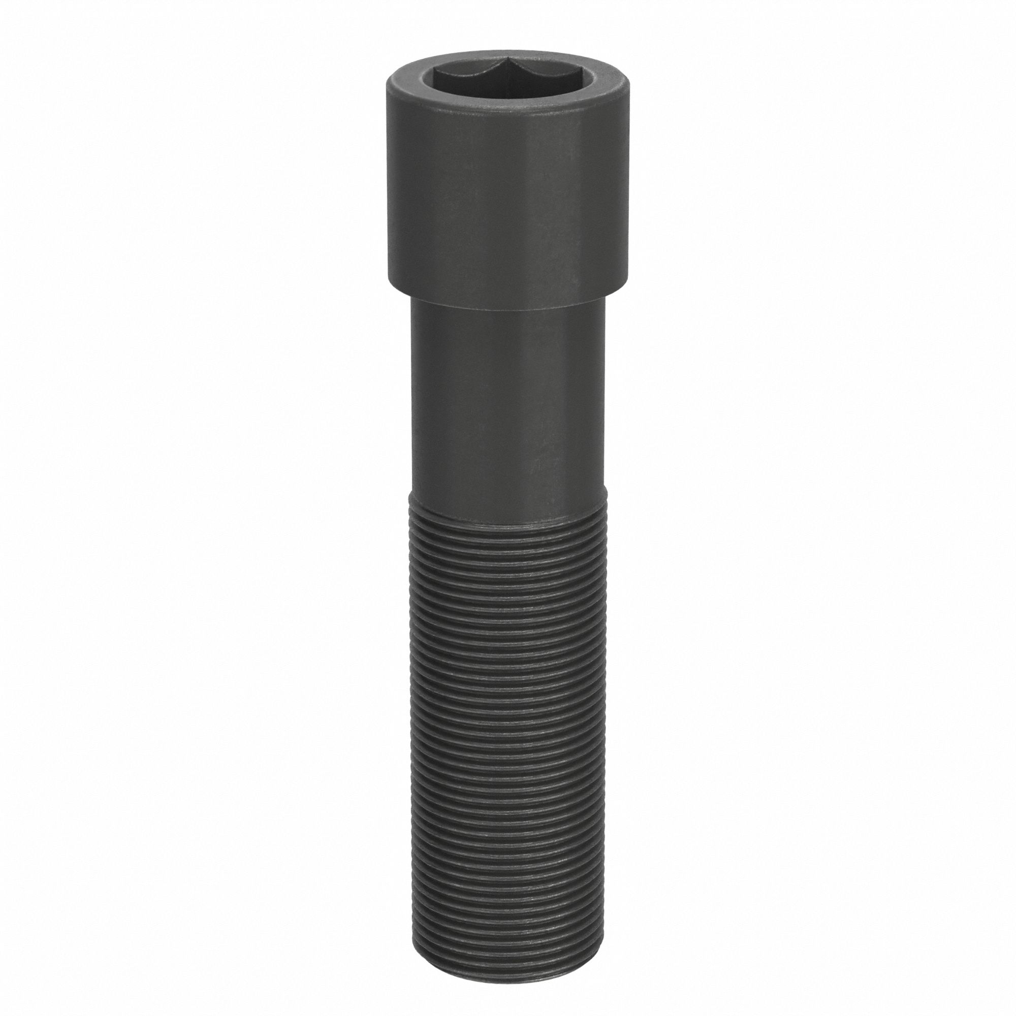 Socket Head Cap Screw: 1 3/8"-12 Thread Size, 5 in Lg, Std, Black Oxide, Alloy Steel, 1 in Drive