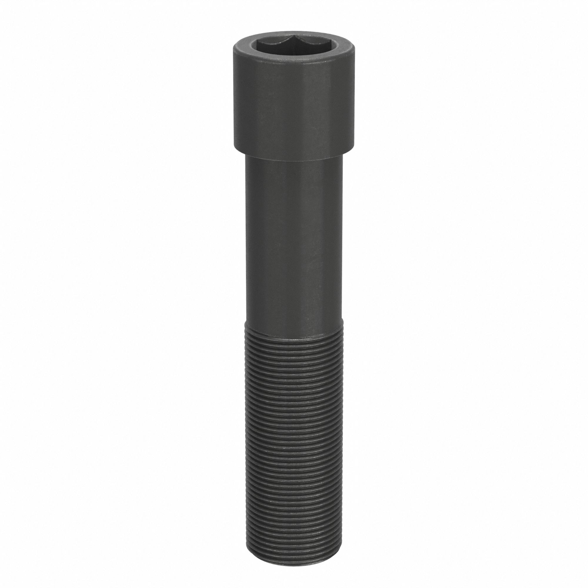 Socket Head Cap Screw: 1 3/8"-12 Thread Size, 6 in Lg, Std, Black Oxide, Alloy Steel, 1 in Drive