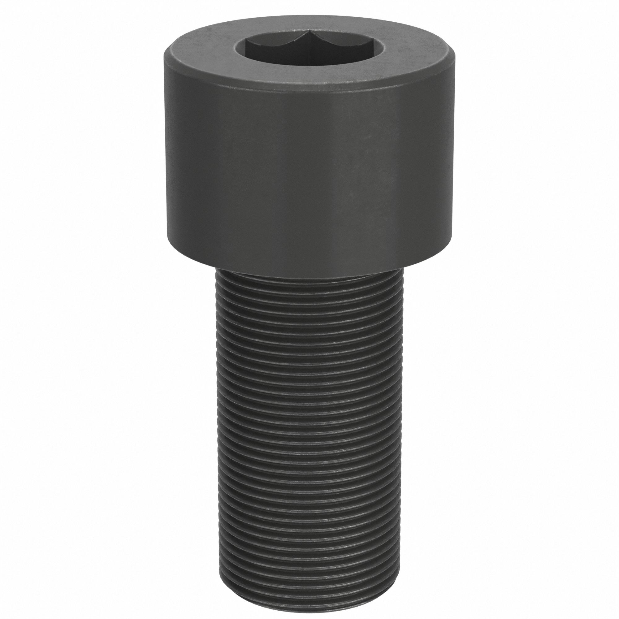Socket Head Cap Screw: 1 1/2"-12 Thread Size, 3 in Lg, Std, Black Oxide, Alloy Steel, 1.5 in Head Ht