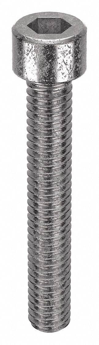Socket Head Cap Screw: #4-48 Thread Size, 3/4 in Lg, Std, Plain, Stainless Steel, 18-8, 100 PK