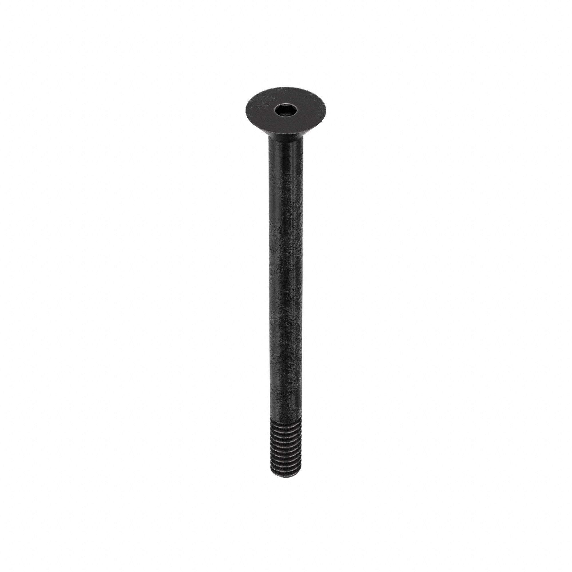 Socket Flat Head Screw: #3-48 Thread Size, 1 in Lg, Flat, Black Oxide, Alloy Steel, 100 PK