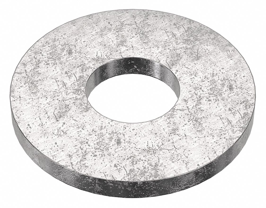 Type B Washer: 18-8, Stainless Steel, 1/4 in Screw Sz, 0.281 in In Dia, 47/64 in Out Dia, 10 PK