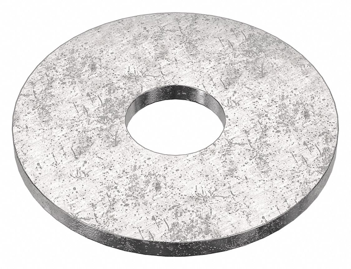Wide Rim Type B Washer: 18-8, Stainless Steel, 5/16 in Screw Sz, 0.344 in In Dia, 18-8, 10 PK