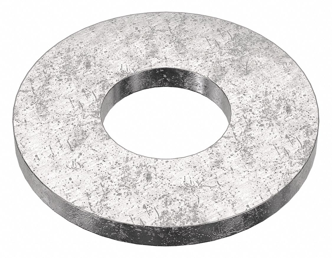 Type B Washer: 18-8, Stainless Steel, 1/2 in Screw Sz, 0.531 in In Dia, 1 1/4 in Out Dia, 18-8, 5 PK