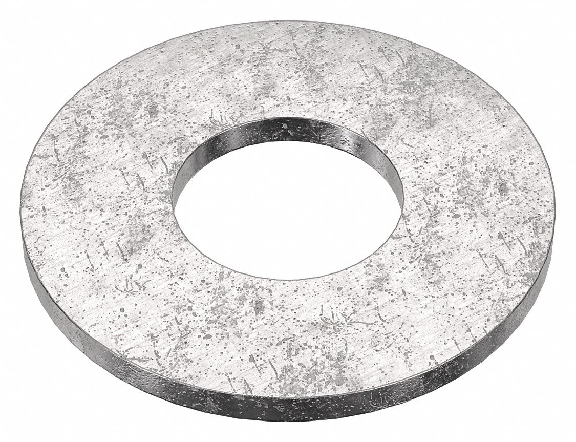 Type B Washer: 18-8, Stainless Steel, 1 1/8 in Screw Sz, 1.187 in In Dia, 2 3/4 in Out Dia, 2 PK