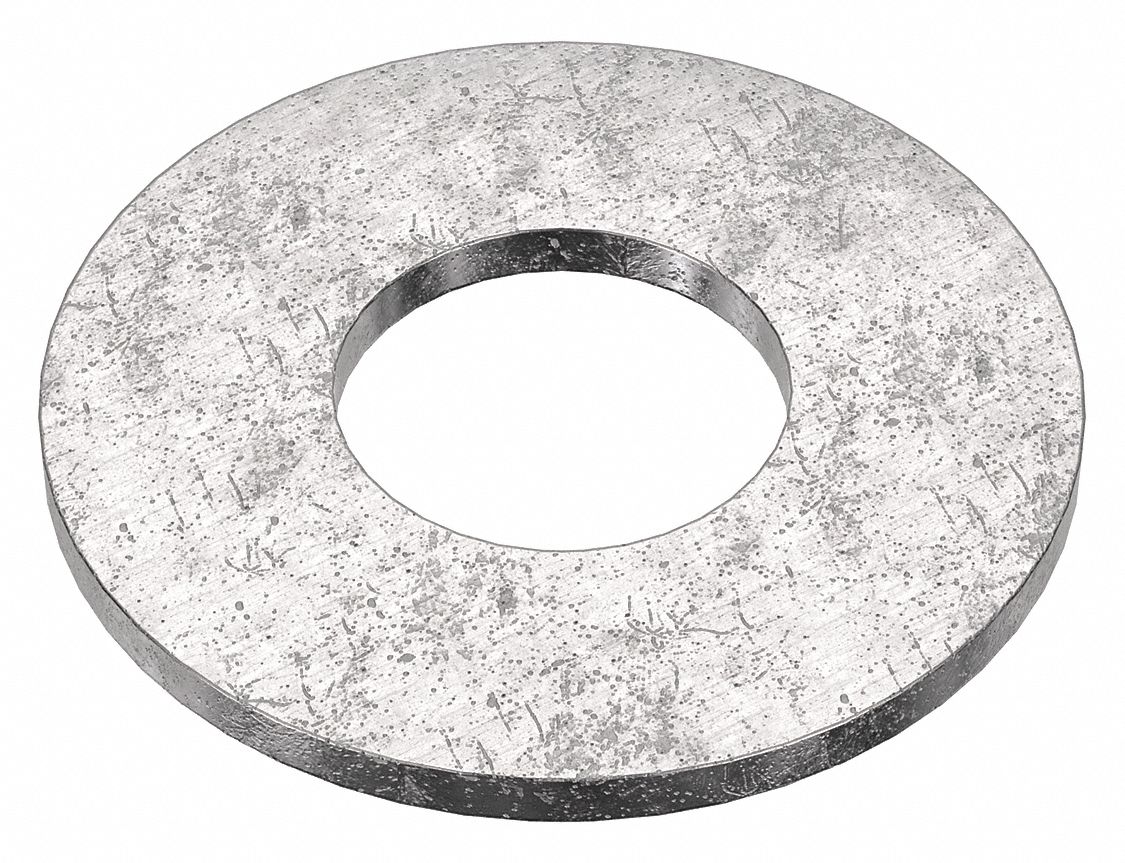 Type B Washer: 18-8, Stainless Steel, 1 1/4 in Screw Sz, 1.312 in In Dia, 3 in Out Dia, 18-8, 2 PK