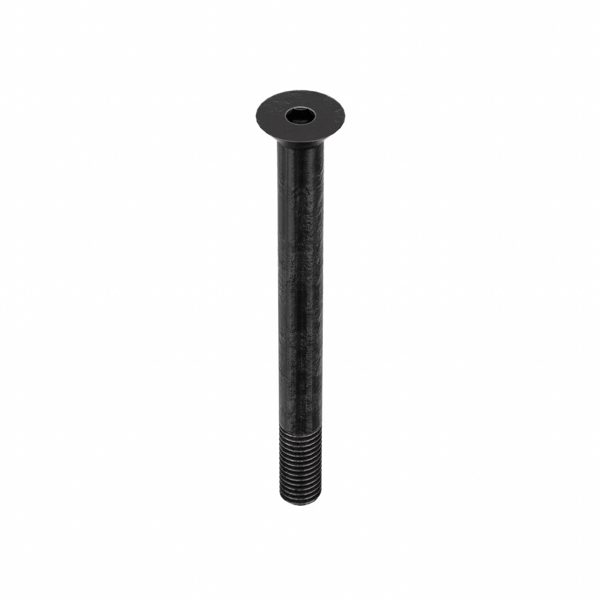 Socket Flat Head Screw: 1/2"-13 Thread Size, 5 in Lg, Flat, Black Oxide, Alloy Steel, 5 PK