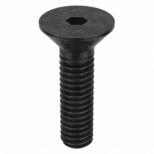 #4-48 Thread Size, 3/8 in Lg, Socket Flat Head Screw - 26LD18|U07566 ...