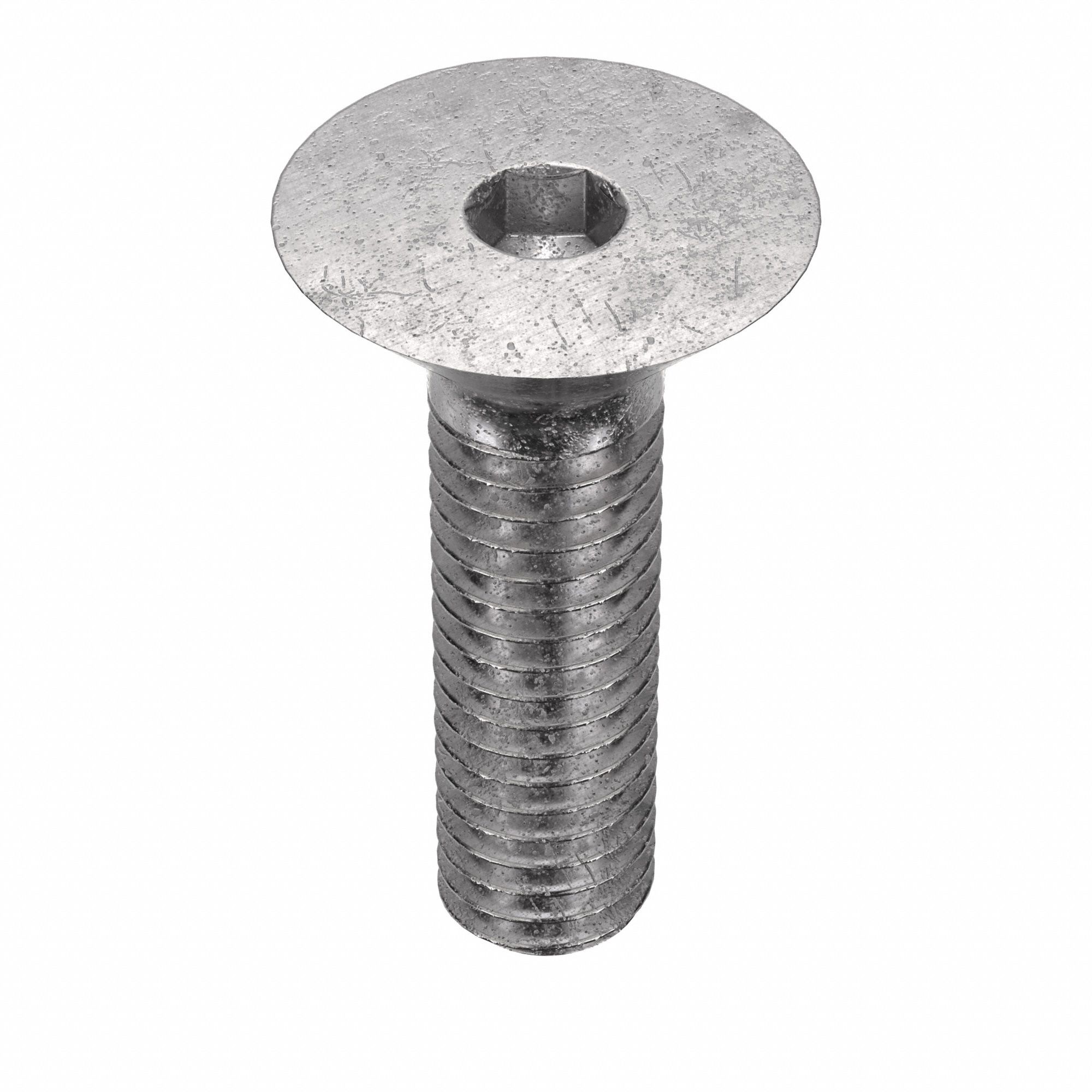 Socket Flat Head Screw: M3x0.50 Thread Size, 10 mm Lg, Flat, Plain, Stainless Steel, 18-8, 50 PK