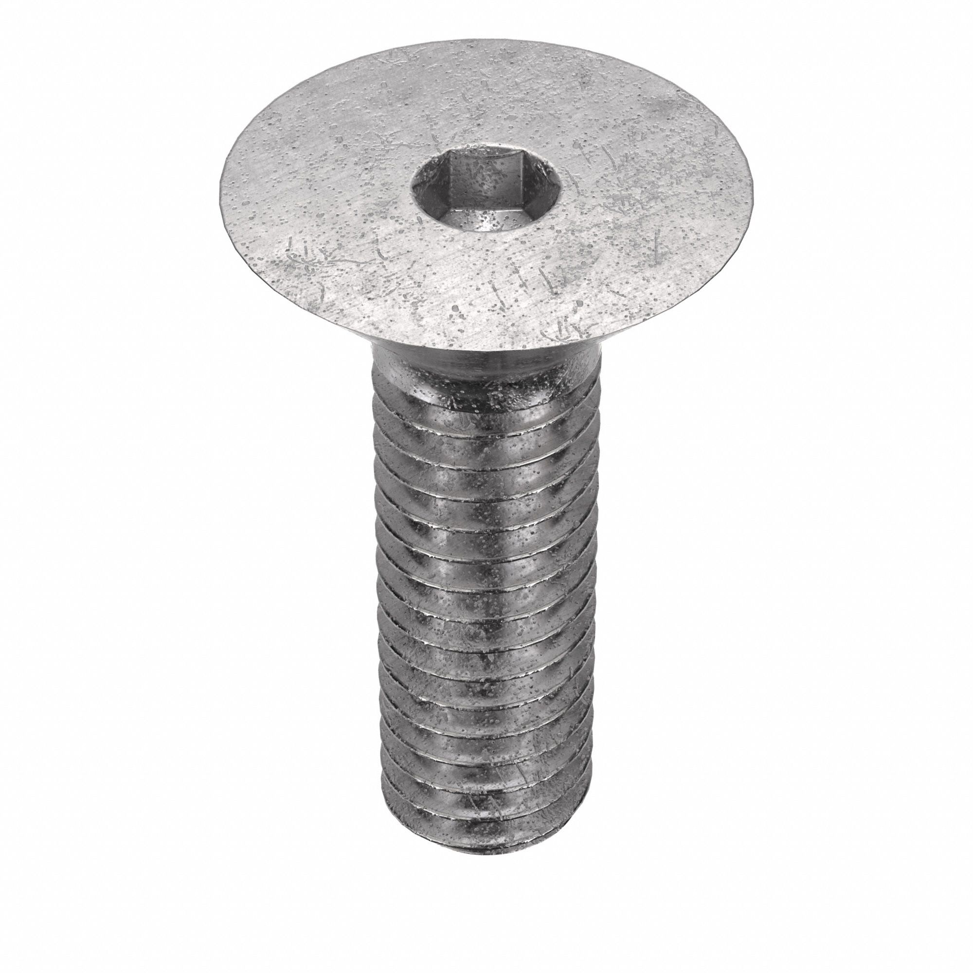 Socket Flat Head Screw: M4x0.70 Thread Size, 12 mm Lg, Flat, Plain, Stainless Steel, 18-8, 50 PK