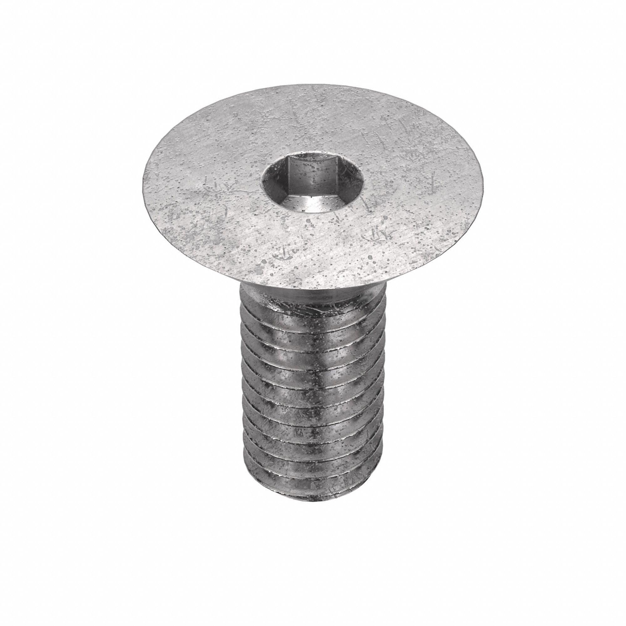 Socket Flat Head Screw: M6x1.00 Thread Size, 12 mm Lg, Flat, Plain, Stainless Steel, 18-8, 50 PK
