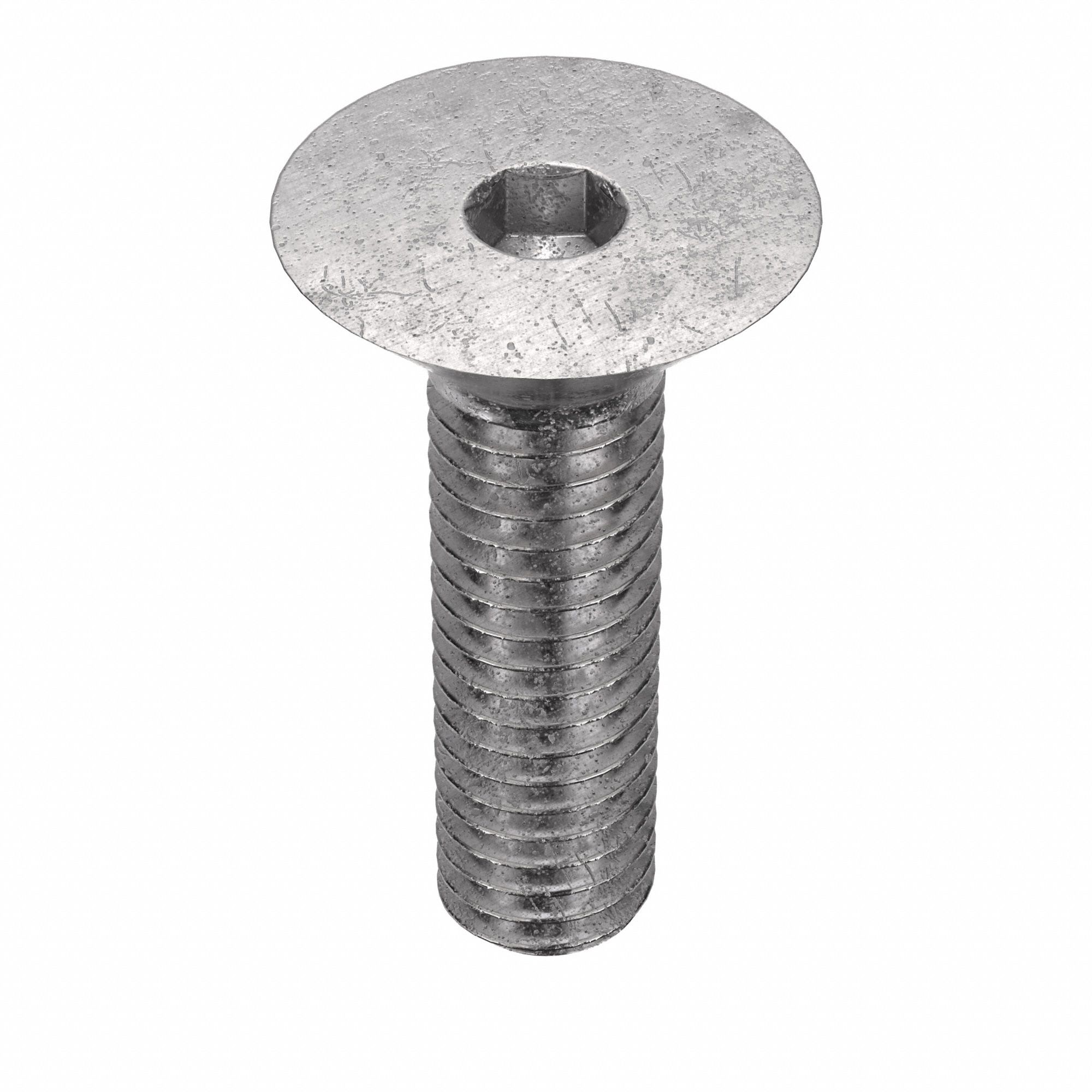 Socket Flat Head Screw: M6x1.00 Thread Size, 20 mm Lg, Flat, Plain, Stainless Steel, 316, 50 PK