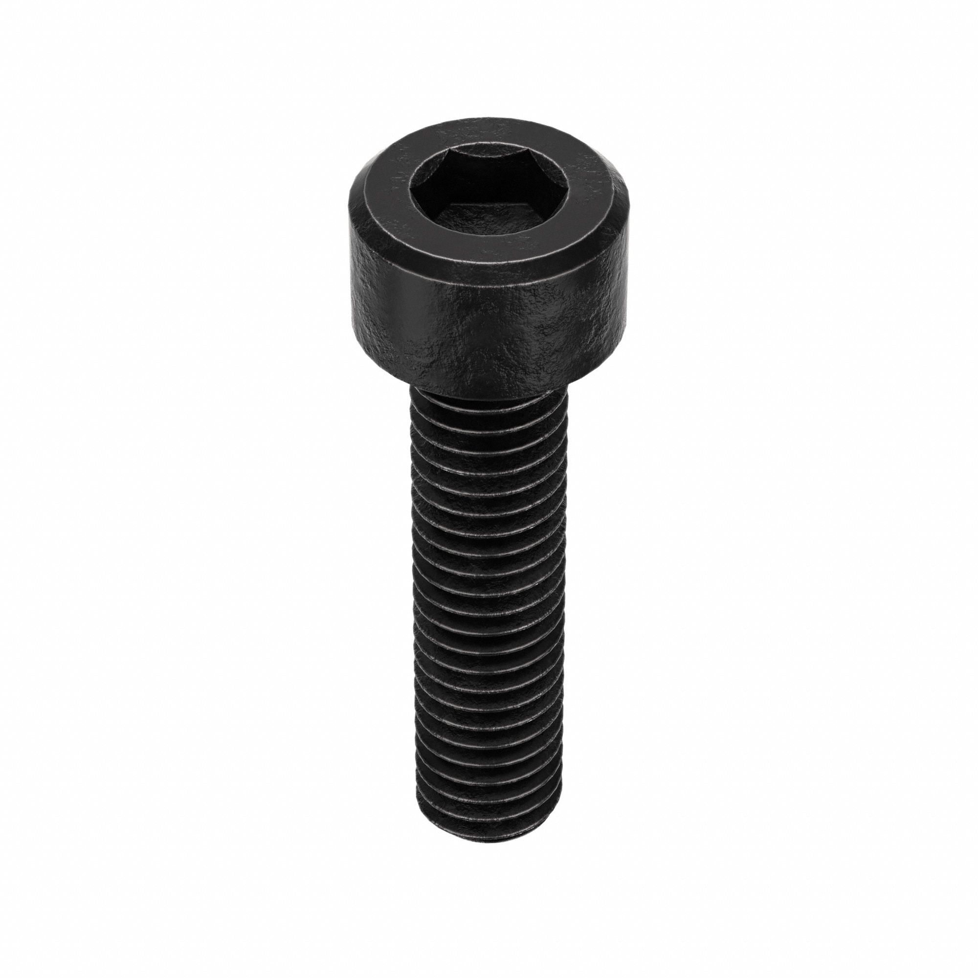 Socket Head Cap Screw: M6x1.00 Thread Size, 25 mm Lg, Std, Black Oxide, Alloy Steel, 100 PK