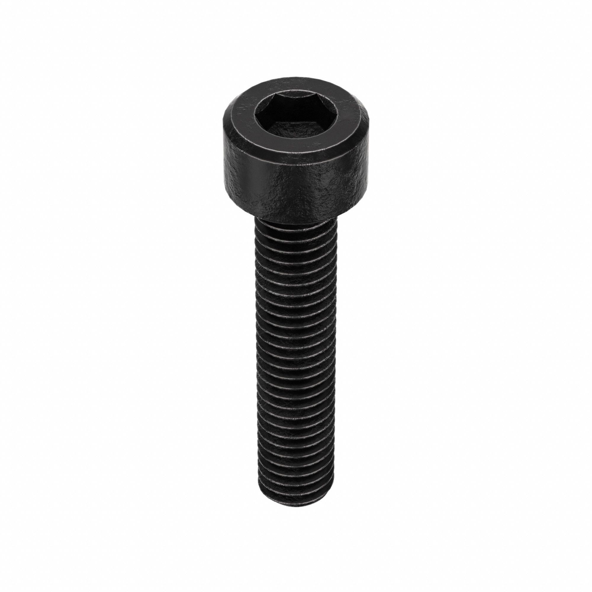 Socket Head Cap Screw: M6x1.00 Thread Size, 30 mm Lg, Std, Black Oxide, Alloy Steel, 100 PK