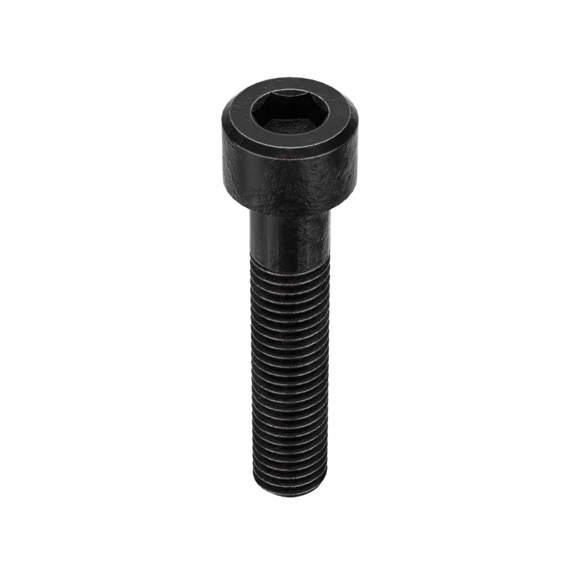 Socket Head Cap Screw: M10x1.50 Thread Size, 50 mm Lg, Std, Black Oxide, Alloy Steel, 50 PK