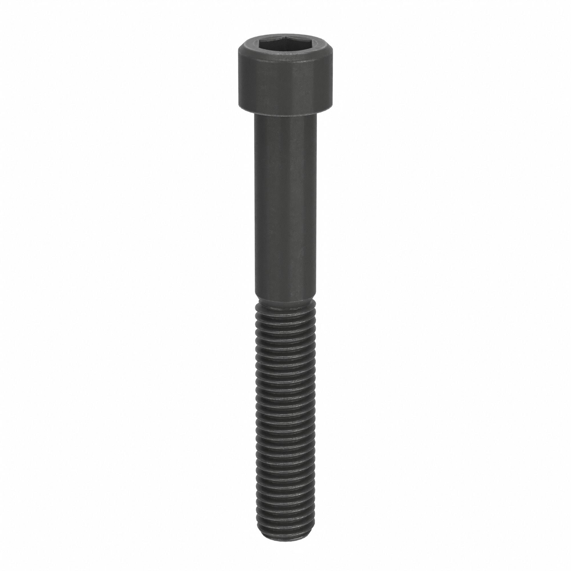 Socket Head Cap Screw: M12x1.75 Thread Size, 90 mm Lg, Std, Black Oxide, Alloy Steel, 25 PK