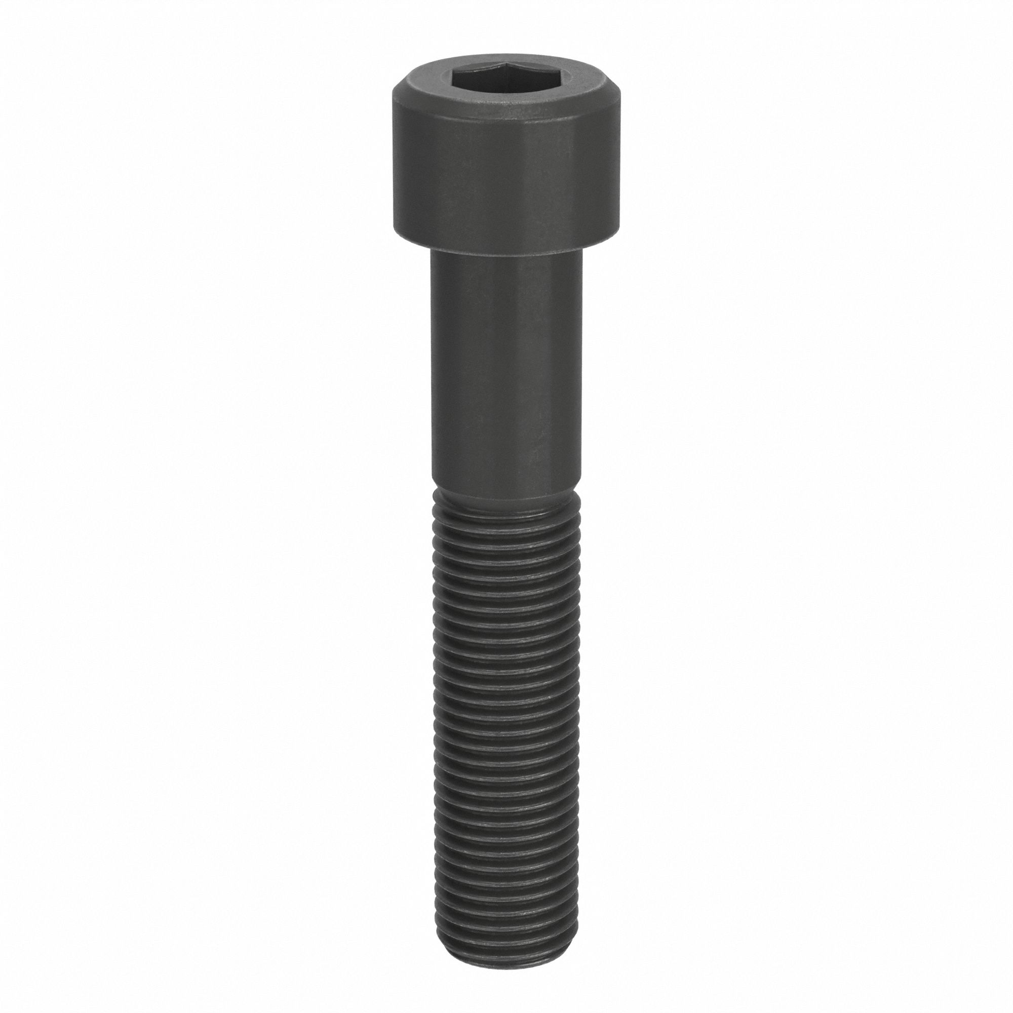Socket Head Cap Screw: M27x3.00 Thread Size, 140 mm Lg, Std, Black Oxide, Alloy Steel, 5 PK