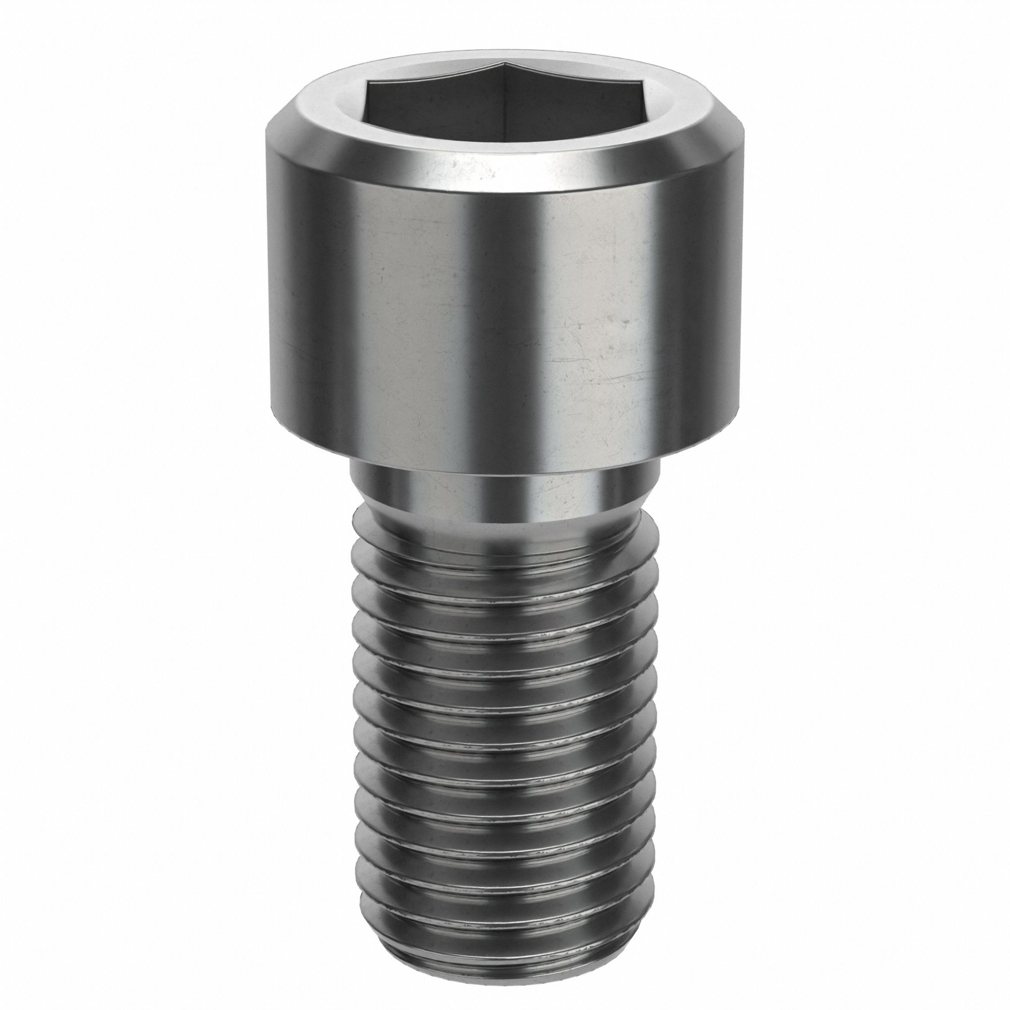 Socket Head Cap Screw: M16x2.00 Thread Size, 30 mm Lg, Std, Plain, Stainless Steel, 316, 10 PK