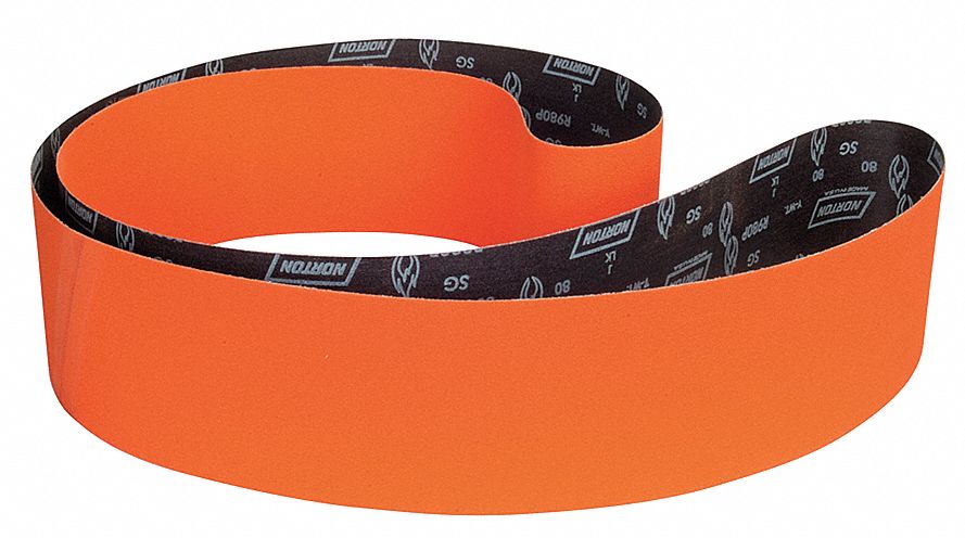 Sanding Belt, 6 Wx132 L, CA, 80GR, PK10
