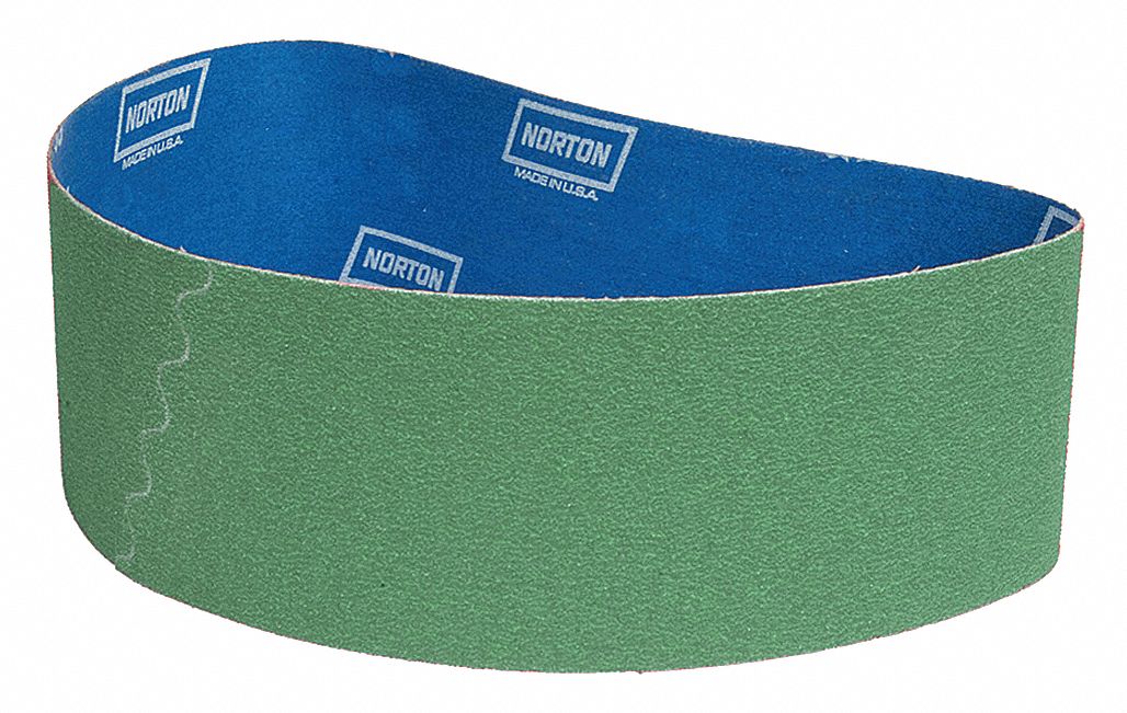 NORTON Sanding Belt 6 in Wd, 48 in Lg, Coated, Zirconia Alumina, 60