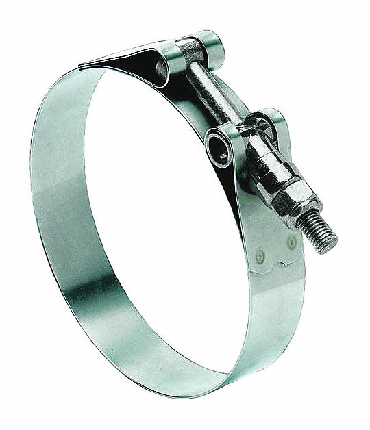 BAND-IT CENTRE PUNCH STRAPPING CLAMP, 5/8 X 3 1/2 IN INSIDE DIA, MIN DIA  3/4 IN, CARBON STEEL, PKG 50 - Band Clamps - BNICP14