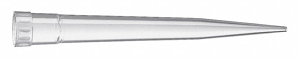 Pipettor Tip: Sterile, 10 ul Capacity, Individually Wrapped, Filter Included, Clear, 100