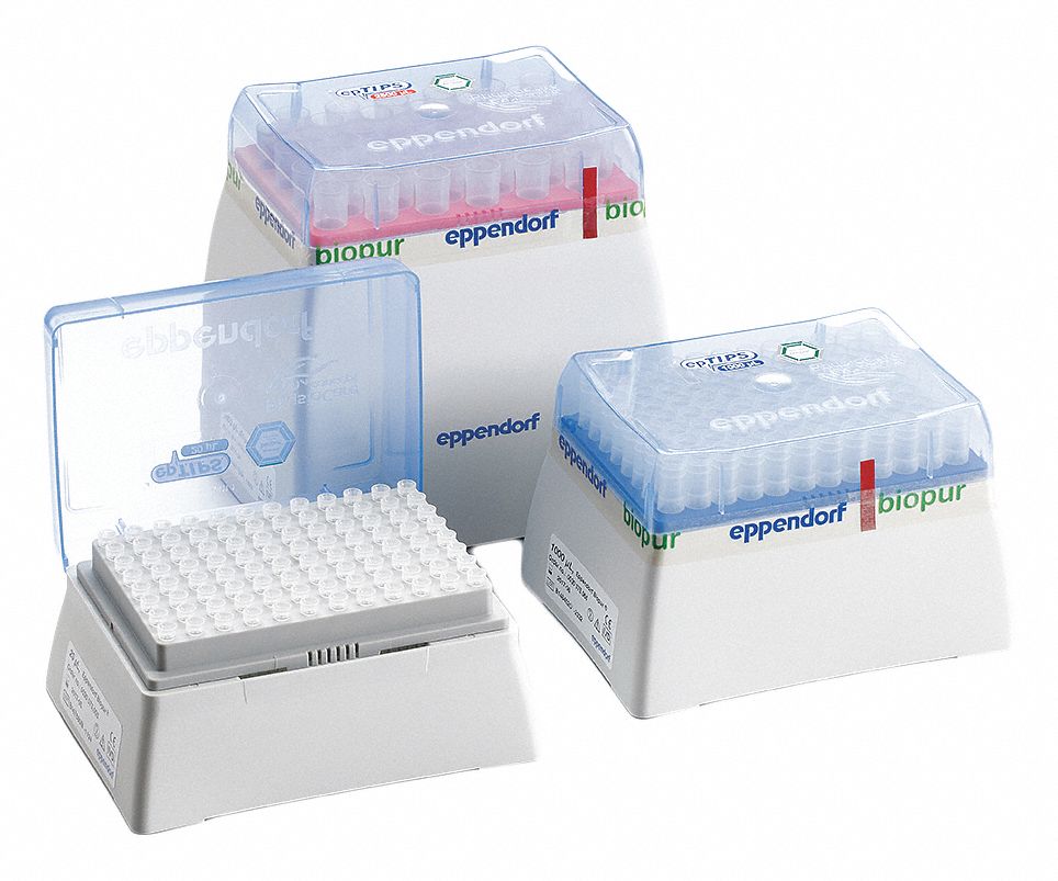 Pipettor Tip: Non-Sterile, 20 ul Capacity, Preconfigured Rack, No Filter, 960