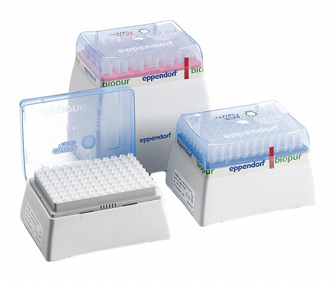 EPPENDORF Pipetter Tips, 20 to 300uL Capacity, Orange, Filter Tip