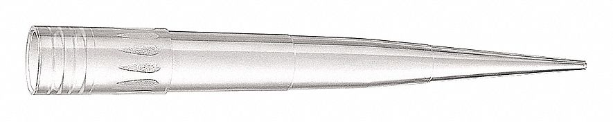 Pipettor Tip: Non-Sterile, 1, 000 ul Capacity, Bulk Bag, No Filter, Blue, 1, 000