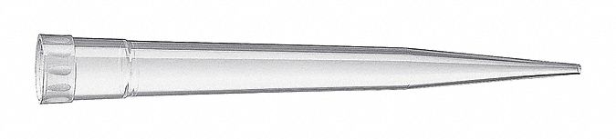 Pipettor Tip: Non-Sterile, 10 mL Capacity, Bulk Bag, No Filter, Turquoise, 200