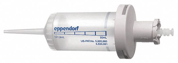 Pipettor Tip: Non-Sterile, 50 mL Capacity, Bulk Bag, No Filter, Clear, 100