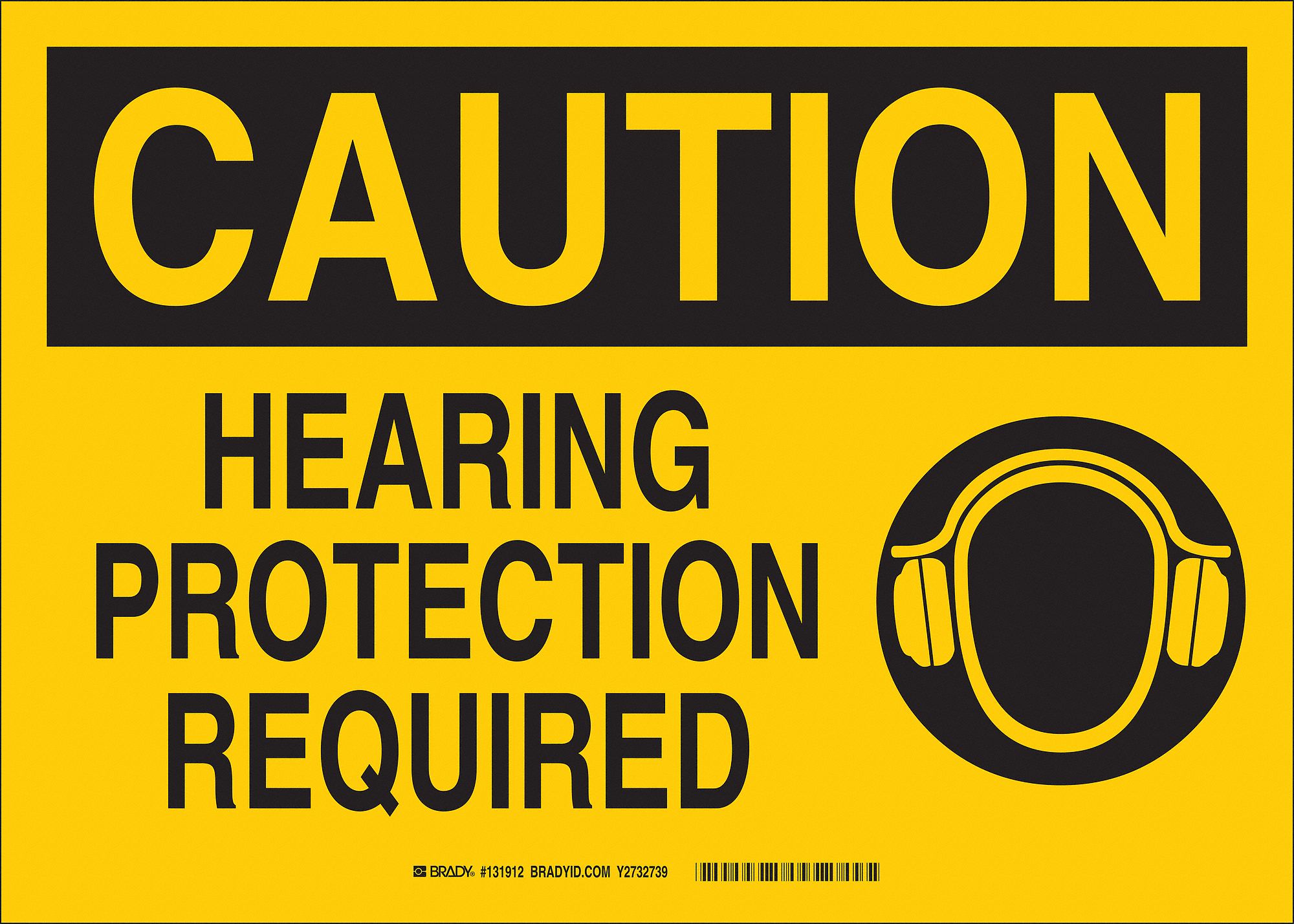 SIGN CAUTION W/GRAPHIC 10X14