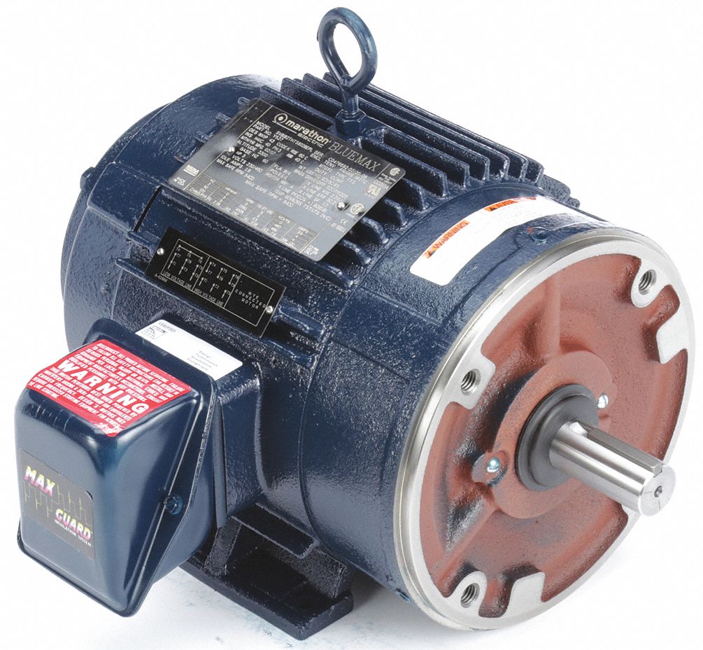 MARATHON MOTORS Vector Motor, 3 HP, Speed Range 2,0001, Nameplate RPM