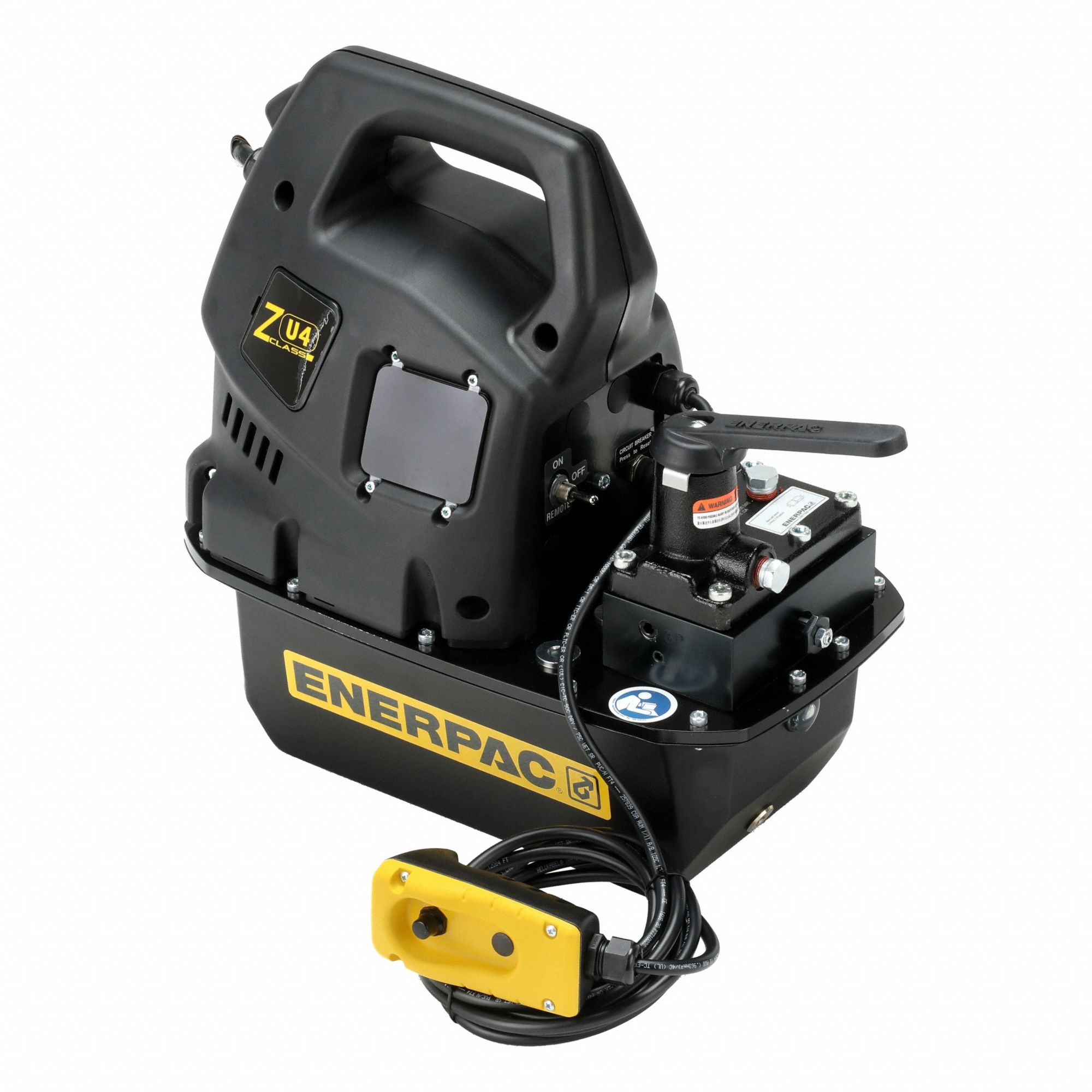 Hydraulic Pump: 10, 000 psi Max. Op Pressure, 60 cu in/min Max. Flow Rate, 1 7/10 hp Max. HP