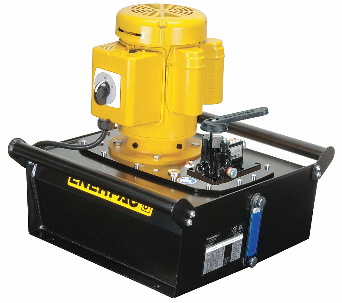 grainger hydraulic pump Way, 2 3 ENERPAC Hydraulic Manual, Pump Electric with